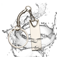 Clé USB promotionnelle mini en métal avec logo, boîtier métallique, 8 Go, étui pour clé USB 2.0 personnalisé, 128 Go, 64 Go, 32 Go