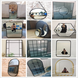 <span class=keywords><strong>Miroir</strong></span> mural en laiton en forme de <span class=keywords><strong>goutte</strong></span> <span class=keywords><strong>d</strong></span>'<span class=keywords><strong>eau</strong></span> sur cadre en métal doré, mobilier de maison, nouveau Design, pour salle de bains, salon - Product Image 6