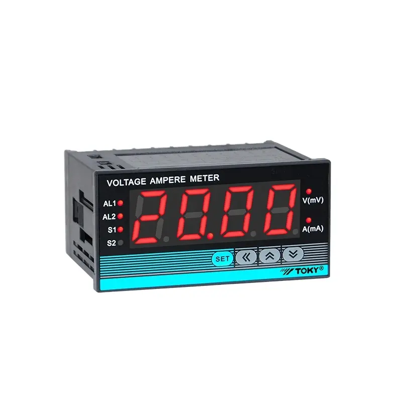 Toky Mehr kanal eingang Smart AC und DC Volt Meter Panel Meter Rs485 Strom Ampere Messung 2 Schleifen Analog Digital Voltmeter