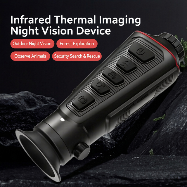 Handheld 35mm Lens Thermal Imaging Detector Type Monocular/Night Vision/Wi-Fi/Manual Focus/384*288 IP65 Waterproof Outdoor