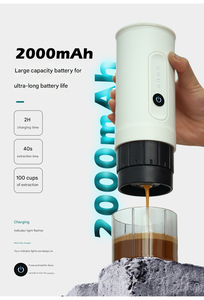 เครื่องชงกาแฟอิตาเลียนแบบพกพา ใช้ได้ทั้งแบบแคปซูลและผงกาแฟ ใช้ไฟฟ้า ชาร์จในรถยนต์ เหมาะสำหรับการเดินทาง - Product Image 6