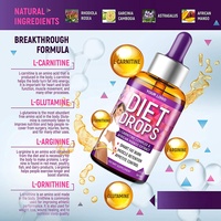 Formule Personnalisée Suppresseur d'Appétit Gouttes Lipo Multivitaminées pour Drainage Huile de Gingembre Perte de Poids Liquide Brûle-Graisse