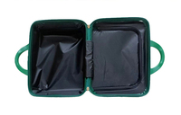 Valise de voyage portable en ABS PC rigide de 14 pouces, fermeture éclair, étui à maquillage tendance, personnalisable