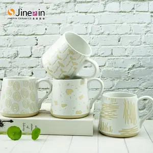 Proveedor de China, sublimación personalizada, taza Tiki de cerámica barata, tazas de dragón de porcelana, taza de porcelana sin mango, taza, taza de cóctel de cerámica