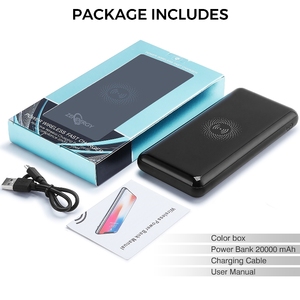 Banco de Energía Electrónico Nuevo de Ali Baba 2022, Batería Externa de 10000 mAh, Cargador Inalámbrico, Pantalla LED, Powerbank - Product Image 6
