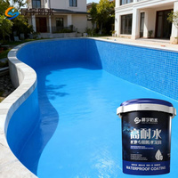 Peinture imperméable pour piscine, ciment, réservoir extérieur enterré, revêtement imperméable pour piscine