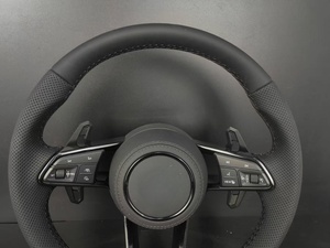<span class=keywords><strong>Volante</strong></span> Deportivo R-Line Original para Volkswagen <span class=keywords><strong>Golf</strong></span> 7 7.5 <span class=keywords><strong>GTI</strong></span> R MK7 Polo <span class=keywords><strong>GTI</strong></span> Passat B8 Tiguan, Cuero con Levas de Cambio - Product Image 3