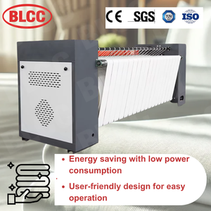 Machine à repasser à grande vitesse à 3 rouleaux lavage industriel électrique pour hôtels état utilisé avec nouveau roulement de moteur - Product Image 4