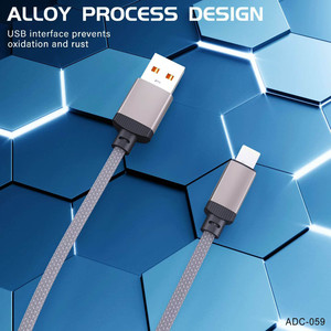 <span class=keywords><strong>Cable</strong></span> de Datos USB <span class=keywords><strong>3.0</strong></span> Micro USB <span class=keywords><strong>Tipo</strong></span> <span class=keywords><strong>C</strong></span>, <span class=keywords><strong>Cable</strong></span> USB <span class=keywords><strong>Tipo</strong></span> <span class=keywords><strong>C</strong></span> de Nailon para Teléfono, <span class=keywords><strong>Cable</strong></span> de Carga Rápida - Product Image 4