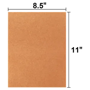 Jinya A4 Größe Wasserdichte Kraft papier Tinten strahl aufkleber Braun für Afinia L901 Drucker für Pigment-/Farb tinten