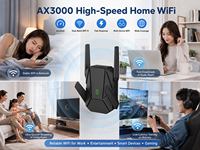 Toptan AX3000 Çift Bantlı WiFi 6 Menzil Genişletici Gigabit Tekrarlayıcı Router OEM Üreticisi
