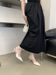 Escarpins à talons hauts pour femmes, à bout pointu, avec bride arrière et bride de cheville à boucle, élégants, pour tenues de cérémonie - Product Image 6