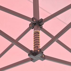 Tente de camping portable 3x4,5m avec cadre en fer anti-éboulement, abri solaire extérieur pour marché et plage - Product Image 3