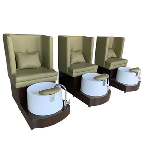 Sillón de Pedicura Eléctrico Reclinable de Lujo Moderno Kisen Furniture, Resistente a la Acetona, con Masaje, para Salón de Belleza y Spa - Product Image 4