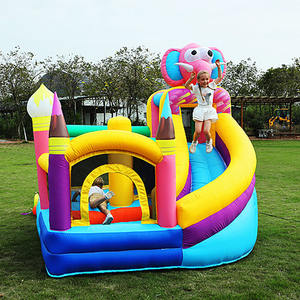 <span class=keywords><strong>Grand</strong></span> toboggan de trampoline pour l'extérieur Parcours d'obstacles pour l'extérieur <span class=keywords><strong>Grand</strong></span> parc d'attractions Équipement Château gonflable pour le divertissement - Product Image 3