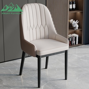 Silla de Comedor Moderna y Minimalista Wayon, Silla de Hotel de Lujo Creativa con Reposabrazos, Tapicería Suave, Apilable, para Exteriores y Apartamentos - Product Image 5