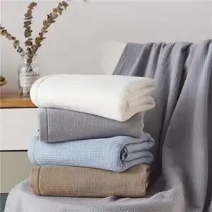 Wholesale china factory 100% cotton solid color soft cotton hotel towel set