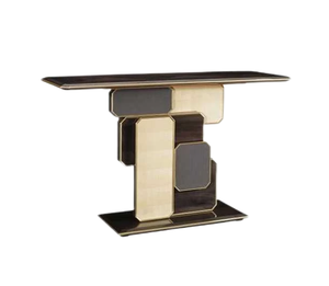 Boutique Entrance <strong>Table</strong> High Quality Solid Wood <strong>Mirrored</strong> Entryway <strong>Console</strong> <strong>Table</strong> Home Villa Living Room - Product Image 1