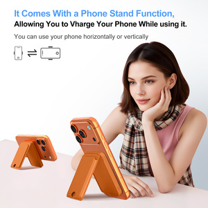 พาวเวอร์แบงค์แม่เหล็กไร้สาย 5000mAh พร้อมที่ใส่บัตรสำหรับนาฬิกา ชาร์จเร็ว - Product Image 3
