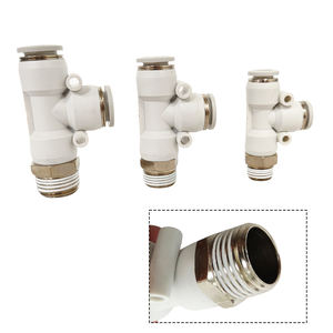 Conector de Manguera de Aire Resistente a la Corrosión, Serie PD, Tipo T, Rosca Macho Lateral, 4-16 mm -001 - Product Image 2