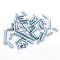 #8 #10 1/4 "ASTM A325 A307 Gr2 Gr5 ASTM 193 B7 Bleu Blanc Jaune Galvanisé Zinc FH FHS FHA Tête Plate Self Clinching Stud Bolt