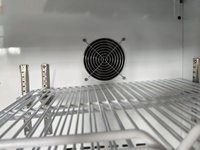 Congélateur commercial à refroidissement par air, vitrine ouverte avec portes vitrées pour la promotion des aliments surgelés en supermarché