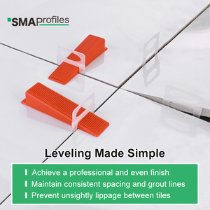 Sistema de Nivelación de Azulejos Reutilizable Moderno - Clips de Alta Precisión de 1/32\" a 1/8\" (1.0-3.0 mm) para una Instalación de Azulejos Impecable - Product Image 2