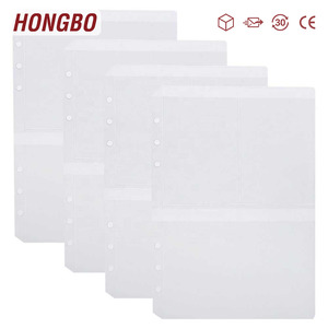 FB TK - Fundas de PVC para Tarjetas Tamaño A5, con 4 Ranuras para Archivadores, <span class=keywords><strong>Álbum</strong></span>es de Fotos, Agendas, Productos de Archivo de 6 Anillas - Product Image 1