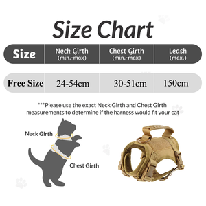 Harnais tactique réglable de luxe pour petits chiens, respirant, accessoires pour chatons, gilet de service pour chiot - Product Image 6