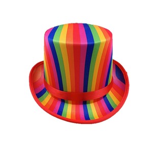 Sombrero de Copa Negro SOLPOP Lincoln Carnival, Sombrero de <span class=keywords><strong>Payaso</strong></span> con Puntos para Disfraces de Halloween, Actuaciones Festivas en la Playa, Cosplay - Product Image 5