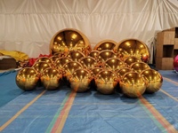 Ballon décoratif de publicité gonflable d'or Offre Spéciale boules serrées d'air gonflables de miroir pour des articles de décoration à la maison