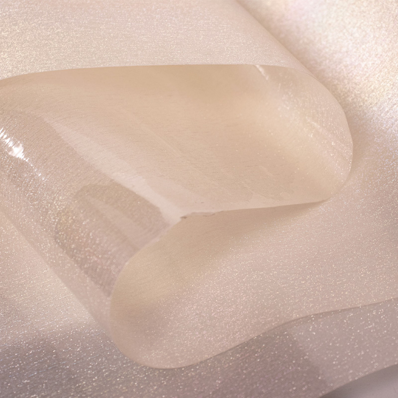 Decorative Silver Sparkle PVC Glitter Film
