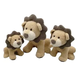 Toy Supplier New Design High Quality Wholesale Custom High Quality 7 Inch Sitting Soft Stuffed Plush Lion Toy