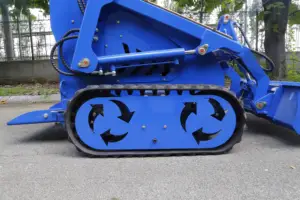Factory Prices China High Efficiency Logway Wheel Track Mini Skid Steer Loader For Sale