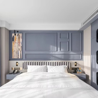 Ensembles de meubles de chambre à coucher de luxe personnalisés, ensemble complet, tête de lit king size, lit, solution de mobilier d'hôtel