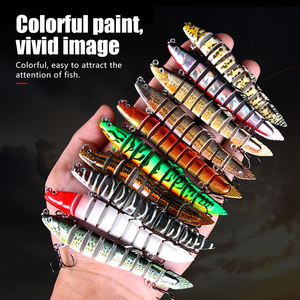 เหยื่อตก<span class=keywords><strong>ปลา</strong></span>แบบหลายท่อน 9 ท่อน รูปทรง<span class=keywords><strong>ปลา</strong></span>ขนาด 10 ซม. น้ำหนัก 10 กรัม <span class=keywords><strong>ตา</strong></span> 3 มิติ เหมือนจริง สำหรับตก<span class=keywords><strong>ปลา</strong></span>ทะเล - Product Image 5