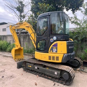Hoge Kwaliteit 5ton Mini Gebruikte <span class=keywords><strong>Komatsu</strong></span> Pc55 Crawler Graafmachine Tweedehands Digger Te Koop - Product Image 1