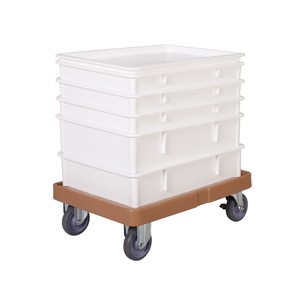 Pizza Dough Proofing Box White Plastic Dough Box with Lid