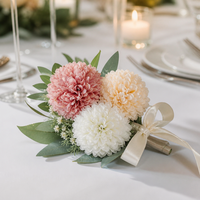 Têtes de fleurs de chrysanthème en soie en gros, 8 couleurs, pour DIY, corsage, accessoires pour cheveux, bouquet de mariage, artisanat, vase, décoration intérieure