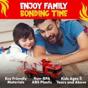 DWI Dowellin Đồ Chơi Xe Cứu Hỏa Mini Điều Khiển Từ Xa <span class=keywords><strong>Robot</strong></span> Xe Tải <span class=keywords><strong>Robot</strong></span> Xe Ô Tô Autobots Cho Trẻ Em - Product Image 3