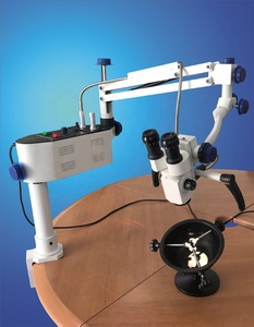 ROSLANE MEDITECH ROM-6 Digital ENT Microscope for Surgical Use Binocular Drawtube LED <b>Halogen</b> Light Source Biological Type - Product Image 2