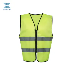 LX High Quality Low MOQ Safety Vest Reflective Waistcoat EN 20471 Engineer Vest Class 2 With Logo