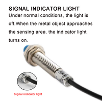 Interruptor de Proximidad Inductivo Impermeable de 8 mm, Tipo Integrado y No Integrado