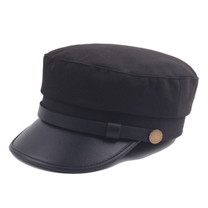 MeetLife Unisex cappello nero da <span class=keywords><strong>autista</strong></span> Anime cappello Cosplay berretto da violinista cappello capitano <span class=keywords><strong>autista</strong></span> di limousine Jotaro - Product Image 6