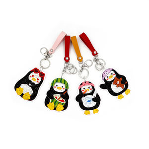 DIY Jouets faits à la main 3D Diamant Autocollant <span class=keywords><strong>Peinture</strong></span> Hobby Kits Enfants Présente Cadeau Promotionnel Pingouin Porte-clés - Product Image 5