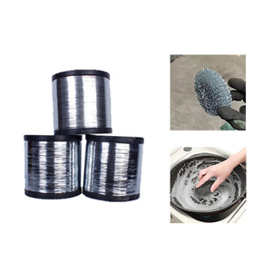 Alambre de Hierro Galvanizado de Envío Rápido 410/430 de Acero Inoxidable para Fabricación de Estropajos/Esponjas con Servicio Postventa sin Preocupaciones SS/GI - Product Image 3