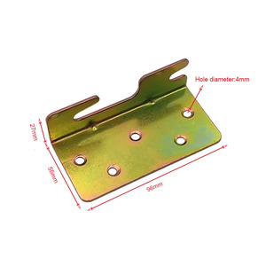 Metal Bed Corner <b>Bracket</b> Furniture Support Hook Insert 96 x 55 x 27 mm 40 mm Hole Furniture Hardware - Product Image 2