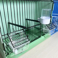 Cage à oiseaux en fil de fer de haute qualité, petite volière d'exposition pour pigeons, volière extérieure en métal durable pour les éleveurs en gros