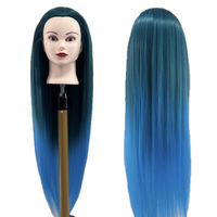 Cosmétologie cheveux synthétiques bouclés coupe tresses pratique coiffure Mannequin poupées style professionnel barbier formation tête