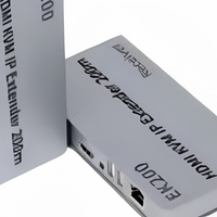 Kabel Cat6 RJ45 1080P H.264 KVM Extender EX200 dengan Port USB, HDMI, dan Ethernet